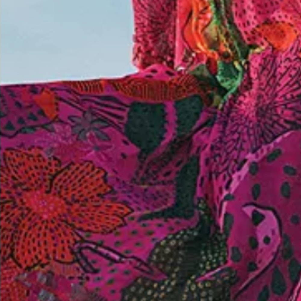 Farm Rio Cool Leopards Maxi Dress size xs - Picture 8 of 8